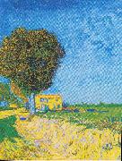 Vincent Van Gogh A Lane near Arles painting